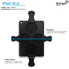 Apple iPad 10.2 7th to 9th Gen Wingo Case Protective, Ergonomic Case - Black - - alt view 3