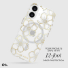 Apple iPhone 16 Casemate Floral Gems Case with Magsafe - Gold - - alt view 2