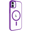 Apple iPhone 16 AMPD Acrylic Bumper Case with Magsafe - Purple - - alt view 2