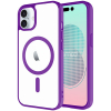 Apple iPhone 16 AMPD Acrylic Bumper Case with Magsafe - Purple - - alt view 4