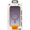 Apple iPhone 16 AMPD Acrylic Bumper Case with Magsafe - Purple - - alt view 5