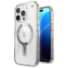 Phone 16 Pro Max Speck Presidio Perfect Clear Grip Case - Clear/Chrome/Serene Sil - - alt view 3