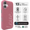 **NEW**Apple iPhone 16 Zagg London Snap Case - Love Pink - - alt view 1