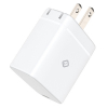 **PREORDER**TekYa 45W GaN USB-C Travel Charger Head - White - - alt view 1