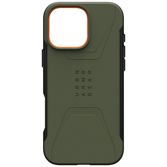 Apple iPhone 16 Pro Urban Armor Gear Civilian Case with Magsafe (UAG) - Olive Drab