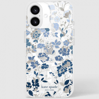 Apple iPhone 16 Kate Spade Protective Case with Magsafe - Flowerbed Blue