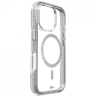 **NEW**Apple iPhone 16 Pro Laut Aero Sparkle Case with Magsafe - Crystal Silver