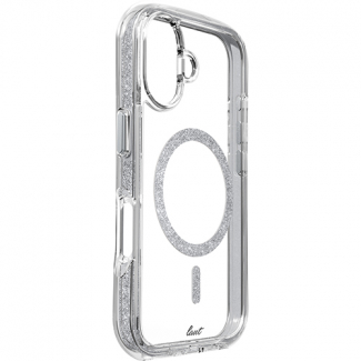 **NEW**Apple iPhone 16 Plus Laut Aero Sparkle Case with Magsafe - Crystal Silver