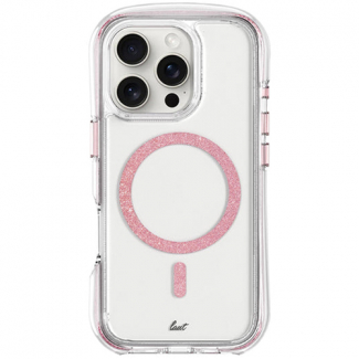 **NEW**Apple iPhone 16 Pro Laut Aero Sparkle Case with Magsafe - Crystal Pink