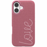 **NEW**Apple iPhone 16 Zagg London Snap Case - Love Pink