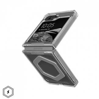 Samsung Galaxy Z Flip 6 Urban Armor Gear (UAG) Plyo Pro Case - Ice/Silver